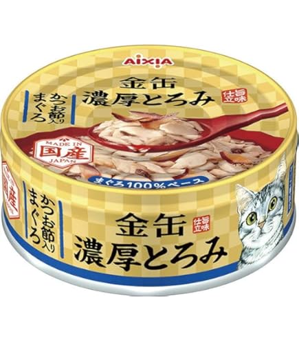 Amazon | 金缶 濃厚とろみ まぐろ 70g×24缶 | Aixia | ウェット 通販